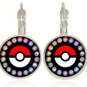 🔘5 For 25$🔘Handmade PokeBall Earrings